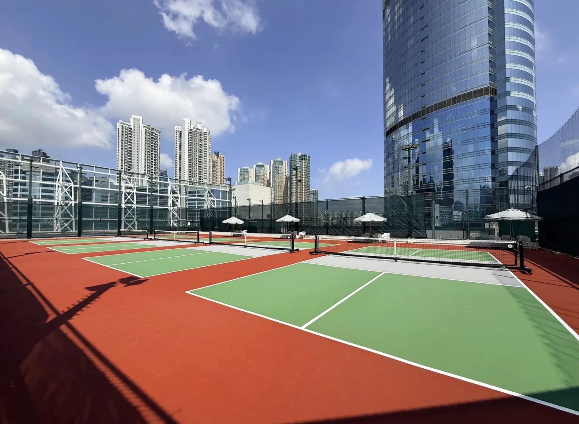 Waterfall Sports Wellness Olympic pickleball court